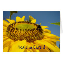 Sunflower Cards Healthy Earth! Bumble Bee Cards