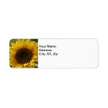Sunflower Custom Return Address Label