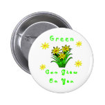 Sunflower Elegance Button