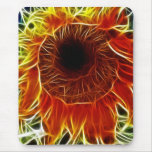 Sunflower Fractal Mousepad