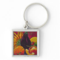 Sunflower & Fruit Keychain