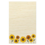 Sunflower garden stationery