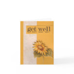 Sunflower Get Well Soon Card