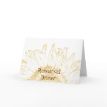 Sunflower Graphic Rehearsal Dinner Invitation Card