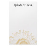 Sunflower Graphic Wedding Stationery