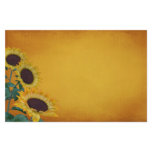 Sunflower Grunge Stationery