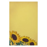 Sunflower Grunge Stationery
