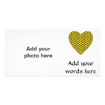 Sunflower Heart Personalized Photo Card