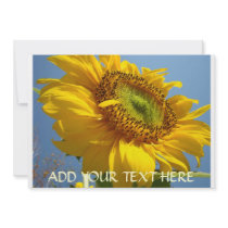 SUNFLOWER Invitation Cards Party Invitations Event