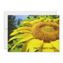 SUNFLOWER Invitation Cards Party Invitations Event