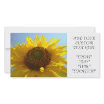 SUNFLOWER Invitation Cards Party Invitations Event