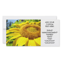 SUNFLOWER Invitation Cards Party Invitations Event