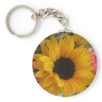 Sunflower Key Chain