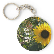 Sunflower Keyring