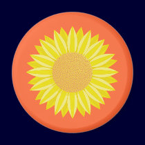 Sunflower magnets