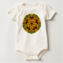 Sunflower mandala - Baby Onesie t-shirts