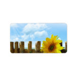 Sunflower Nature Beauty Personalized Address Label