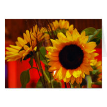 Sunflower notecard