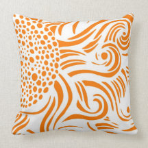 Sunflower - Orange/White - Pillow