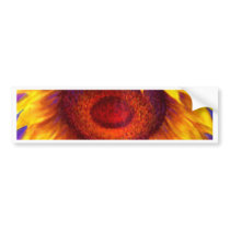 Sunflower Painting Art - Multi Bumper Sticker