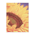 Sunflower Painting Flower Art - Multi Post Card