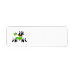 Sunflower Panda Bears Return Address Labels