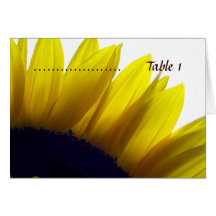 Sunflower Place Cards