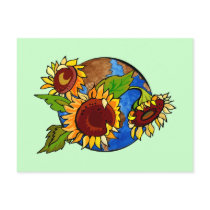 Sunflower Planet Post Cards