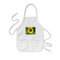 Sunflower Plant Children's Apron