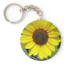 Sunflower Plant Keychain