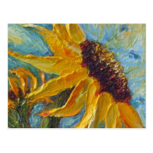 Sunflower Post Card