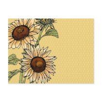 Sunflower Postcard