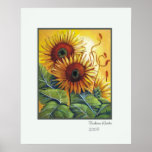 Sunflower poster