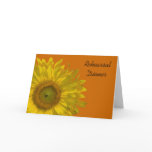 Sunflower Rehearsal Dinner Invitation