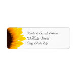 Sunflower Return Address Labels