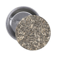 Sunflower Seeds Pinback Buttons