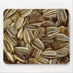 Sunflower seeds White flowers Mousepad
