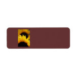 Sunflower Set Return Address Label