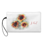 Sunflower Template Bag Wristlet