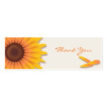 Sunflower Thank You Custom Card Business Card Templates