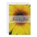 Sunflower Wedding Custom Invites