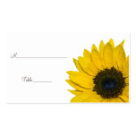Sunflower Wedding or Special Occasion Place Cards Business Card Template