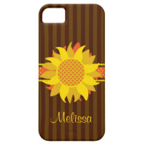 Sunflower with Name Case-Mate Case casemate cases