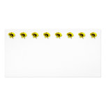 Sunflower With Naturally Curly Hair Photo Cards