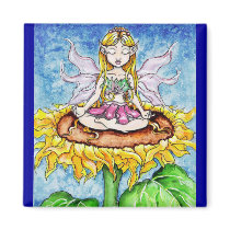 sunflower zen magnet
