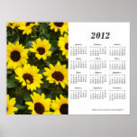 Sunflowers 2012 Calendar Poster