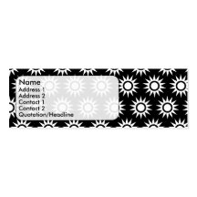 sunflowers business card