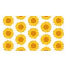 Sunflowers. Business Card Template
