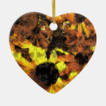 Sunflowers Christmas Ornaments