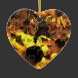 Sunflowers ornaments
